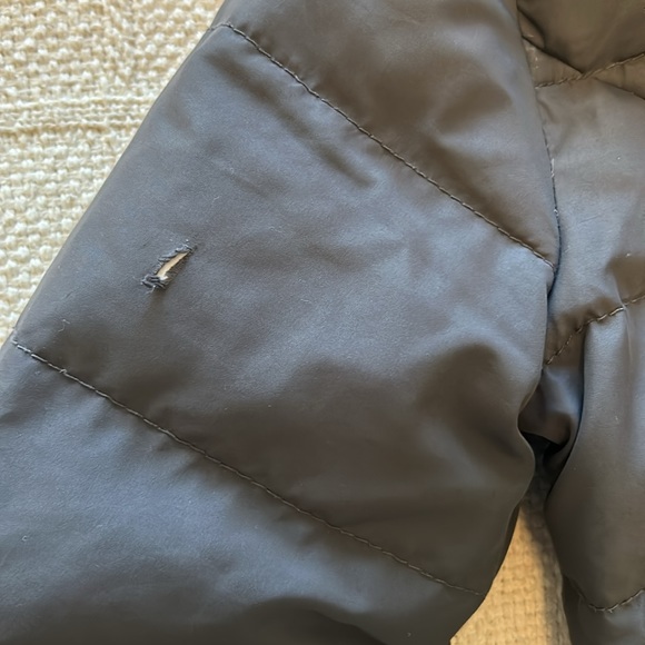 Abercrombie Kids Down Grey Coat Jacket w Hood sz M - Picture 14 of 14